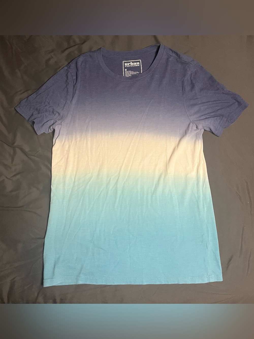 Blue & white Urban Pipeline Mens Medium T-Shirt